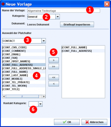 Neue Vorlage erstellen
