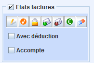 Rechercher par état de facture
