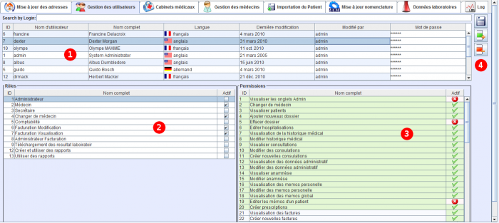 Gestion des utilisateurs